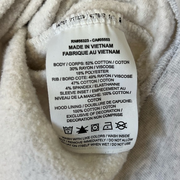 Nike Sportswear Heritage Pullover Hoodie “Birch Heather” Womens Small Sweatshirt - Picture 5 of 6